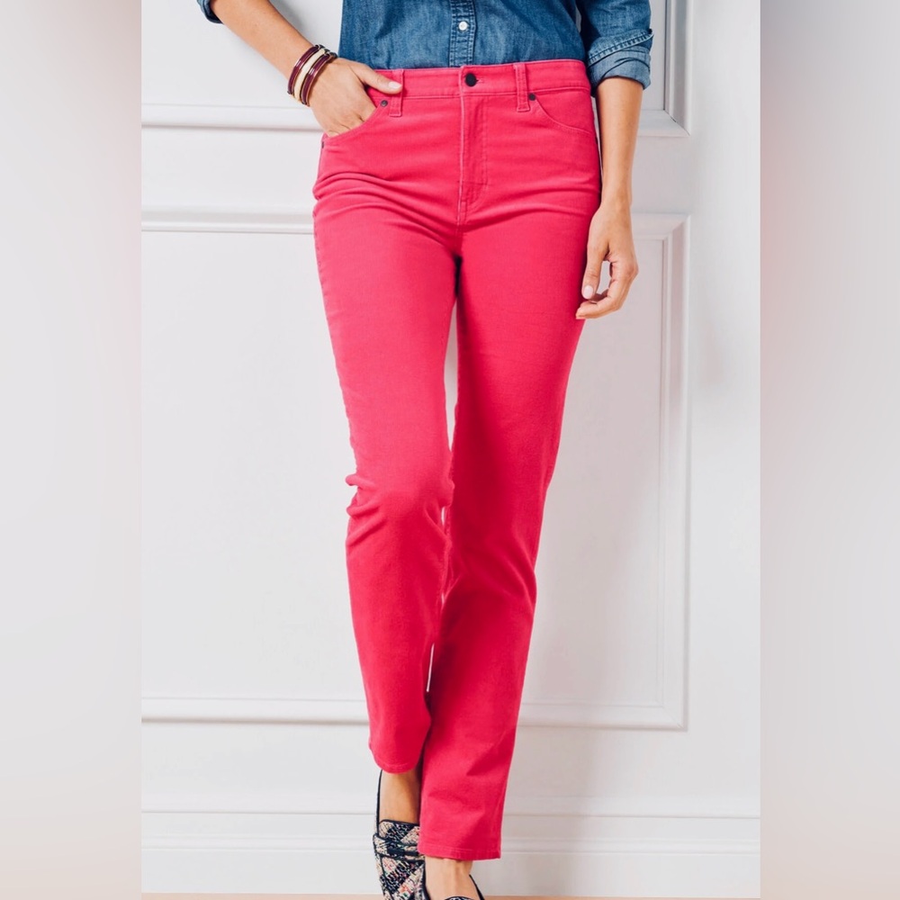 Talbots Corduroy Straight Leg Pants 2P